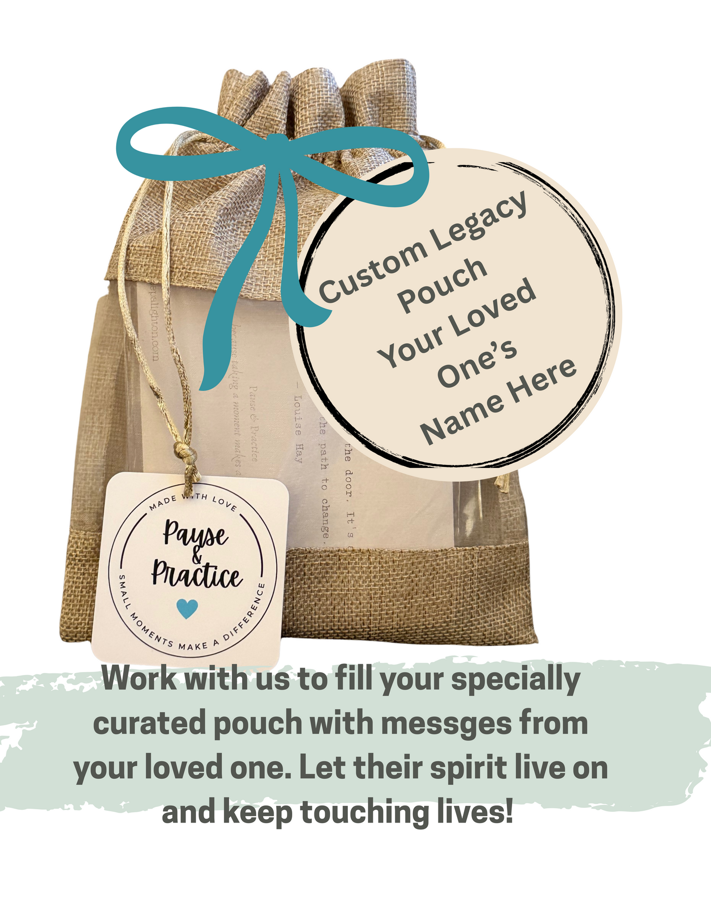 Pause & Practice Legacy Pouch: Custom Design