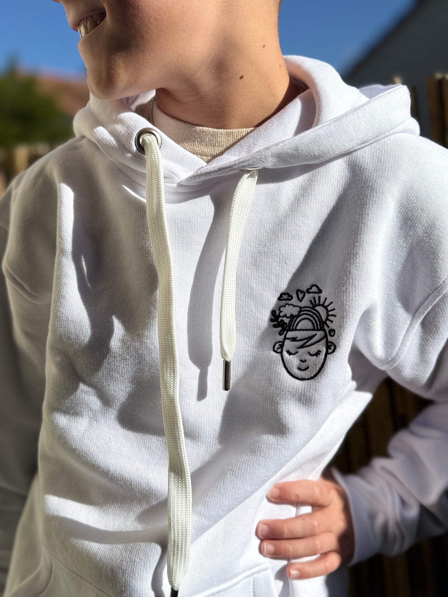 Keep A light On- Mental Health Matters Premium eco hoodie