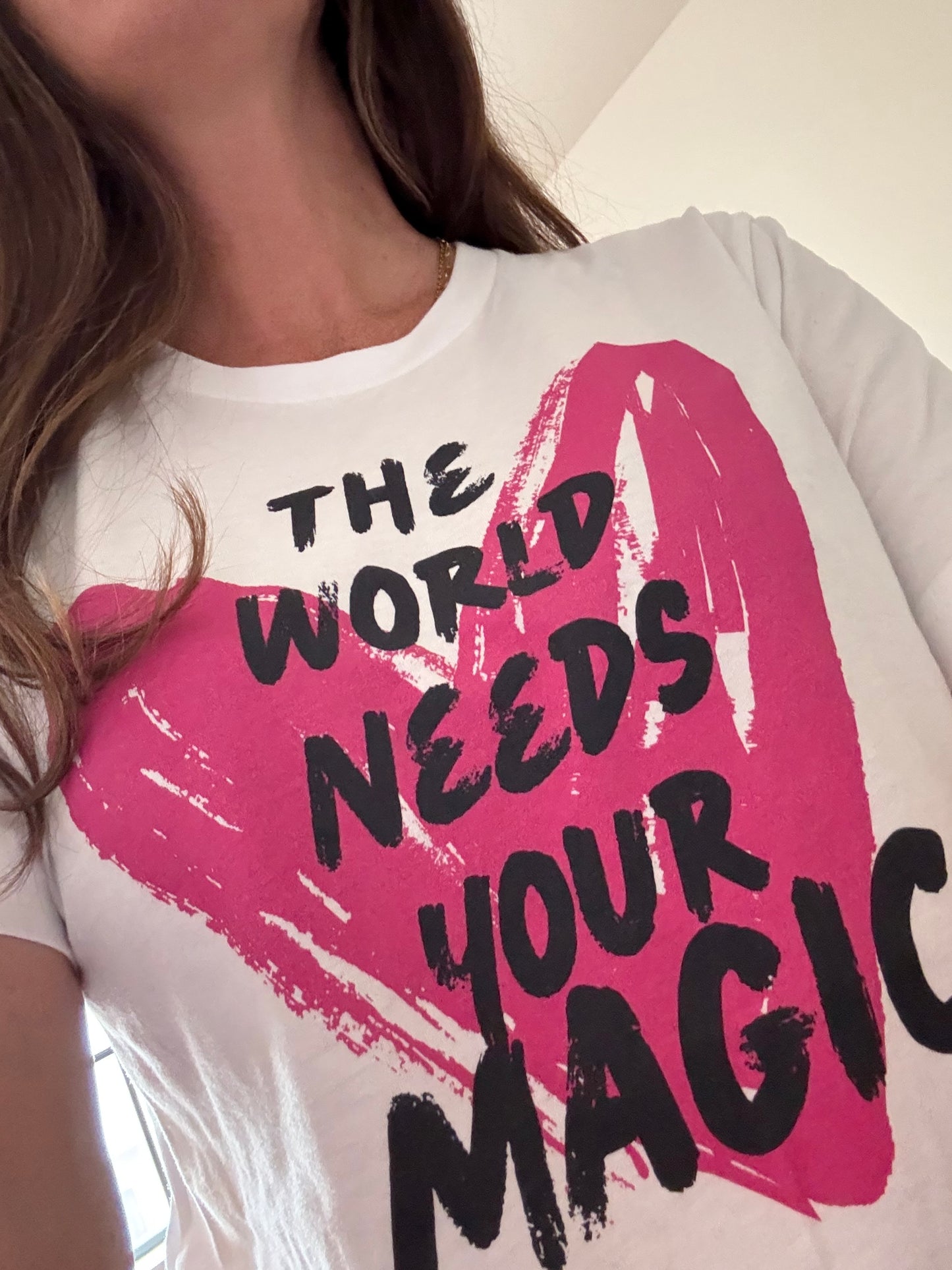 The World Needs Your Magic Unisex t-shirt