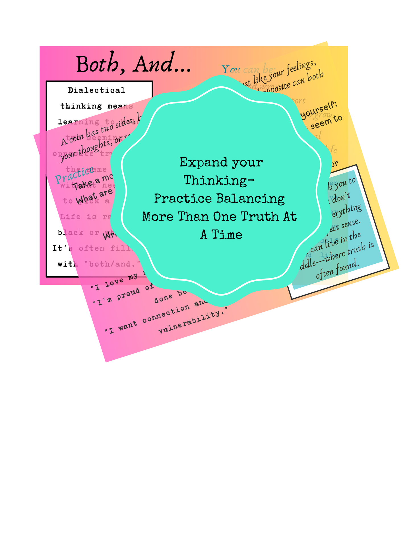 Pause & Practice Pouch- Two Truths At Once