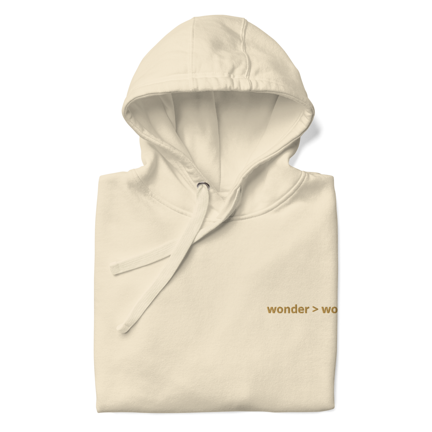 'Wonder>Worry' Unisex Hoodie