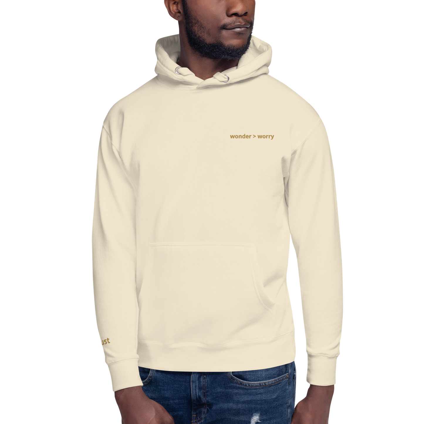 'Wonder>Worry' Unisex Hoodie